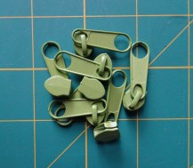 Zipper für EndlosreiÃverschluss (Farbe 27 Apfelgrün)